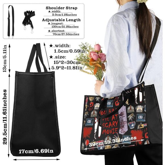 Scary Movie Horror Crossbody Bag TV Show Inspired Unisex Gift - Picture 2 of 7